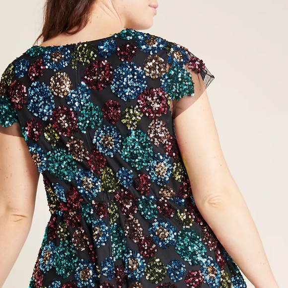 Anthropologie Glenna Sequined Midi Dress - Picture 6 of 6